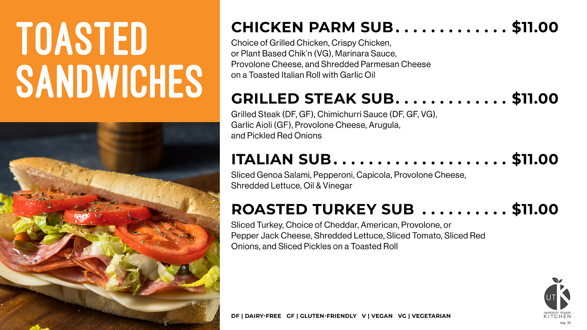 UTK Toasted Sandwiches 1